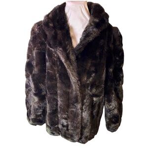 Vintage Jordache Faux Fur Coat